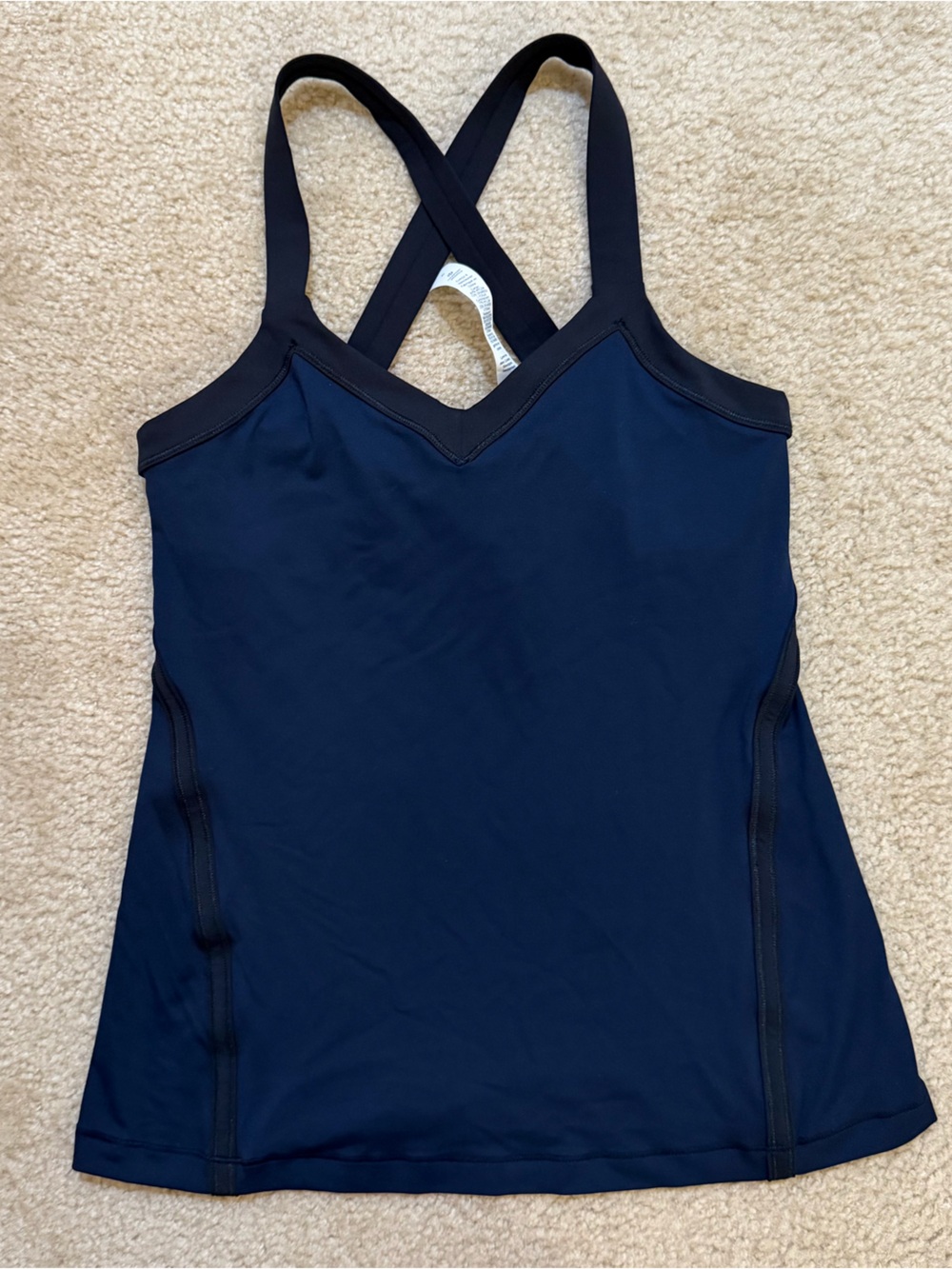 Lululemon Run Mile A Minute Tank Inkwell Size 6 NWT